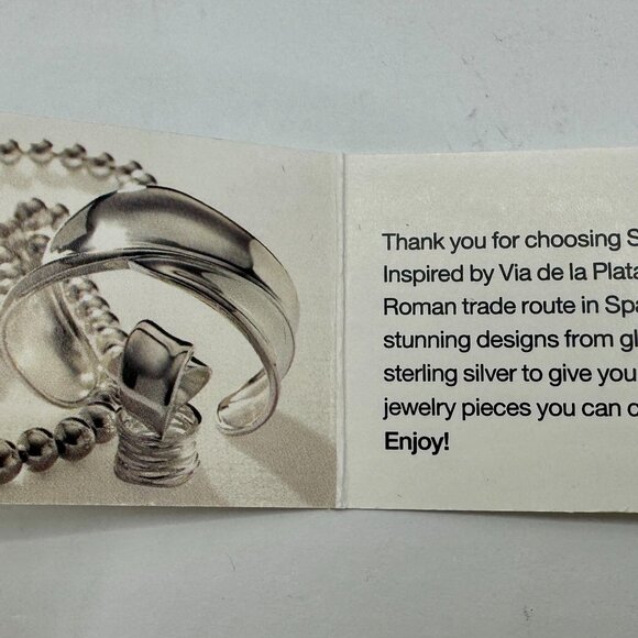 .925 Silver 3-layer Sparkling Necklace - Picture 6 of 6